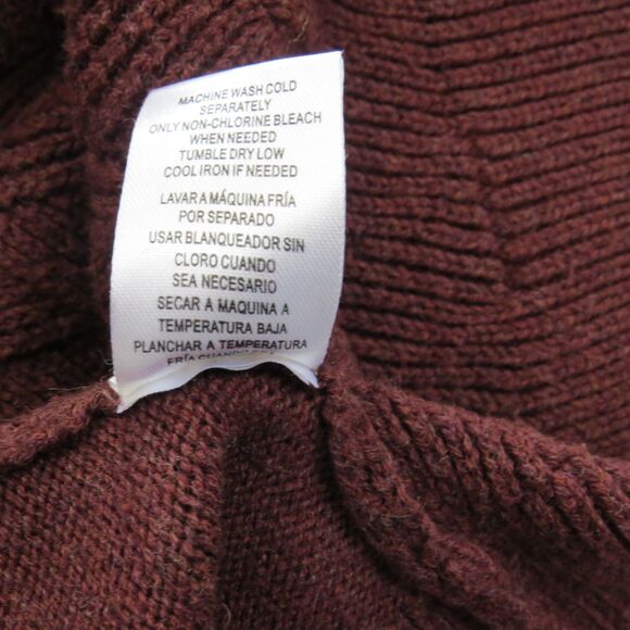 Original Weatherproof Vintage Sweater  Burgundy XXL  EUC - Picture 8 of 8